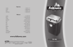 Fellowes PS-14Cs User's Manual