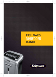 Fellowes MS-460CS User's Manual