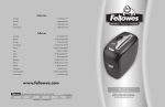 Fellowes DS12Cs User's Manual