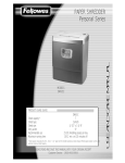 Fellowes DM65C User's Manual