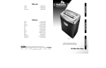 Fellowes DM12CT User's Manual