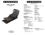 Fantom Vacuum XDB303H User's Manual