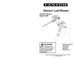 Fantom Vacuum PT199H User's Manual