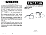 Fantom Vacuum FC905 User's Manual