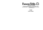 Famous Trails MD9200 User's Manual