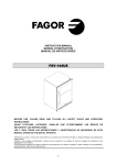 Fagor FSV-144US User's Manual