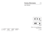 Extron electronic SCP 150 AAP User's Manual