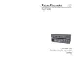 Extron electronic Extron Electronics TV Converter Box DVI-RGB 100 User's Manual