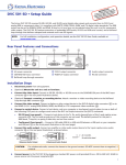 Extron electronic Extron Electronics Switch DVC 501 SD User's Manual