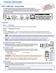 Extron electronic Extron Electronics Switch DTP T USW 233 User's Manual