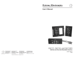 Extron electronic CIA111 User's Manual