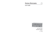Extron electronic P/2 User's Manual