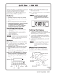 Extron electronic Extron Electronics Clock CLK 100 User's Manual