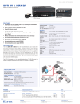 Extron electronic DDRX DVI User's Manual