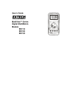 Extech Instruments MV130 User's Manual