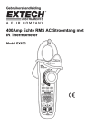 Extech Instruments Thermometer ex622 User's Manual