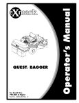 Exmark Quest Bagger 4500-438 rev. a User's Manual