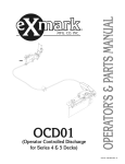 Exmark OCD01 User's Manual