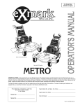 Exmark Lazer ZXS User's Manual