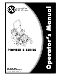 Exmark Mower Pioneer E-Series 4500-996 Rev A User's Manual