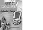 Excalibur electronic NY10 User's Manual