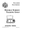 Excalibur electronic DOUBLE SCREEN TALKING GOLF 383-2 User's Manual