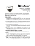 EverFocus 3-Axis User's Manual