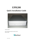 EverFocus EPR200 User's Manual