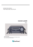 EverFocus EDSR100M User's Manual