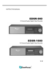 EverFocus EDSR-1600 User's Manual