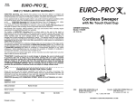 Euro-Pro V1925H User's Manual