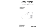 Euro-Pro EP035H3 User's Manual