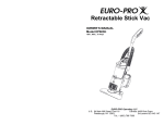 Euro-Pro EP603H User's Manual