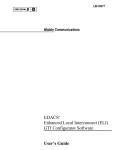 Ericsson EDACS LBI-39077 User's Manual