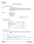 Epson T069220 User's Manual