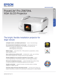 Epson Z9870NL Product Specifications