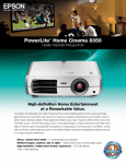 Epson 1080p Product Brochure