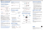 Epson 3LCD Start Here (Spanish)