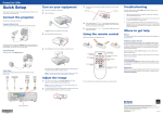 Epson 83V+ Start Here Guide