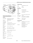 Epson 7000XB Product Information Guide