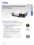 Epson 1975W Product Specifications
