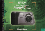 Epson PhotoPC 750Z User's Manual