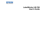 Epson LW-700 User's Guide