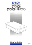 Epson GT-7000 Photo User's Manual