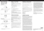 Epson ES1000 Quick Start Guide