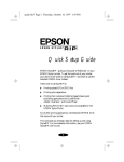 Epson StylusRIP Adobe PostScript Software for Windows and Macintosh Quick Start Guide