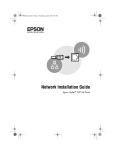 Epson NX510 Network Installation Guide