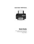 Epson NX100 Quick Guide