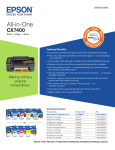 Epson CX7400 Product Brochure