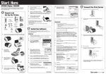 Epson C82WN Start Here Card